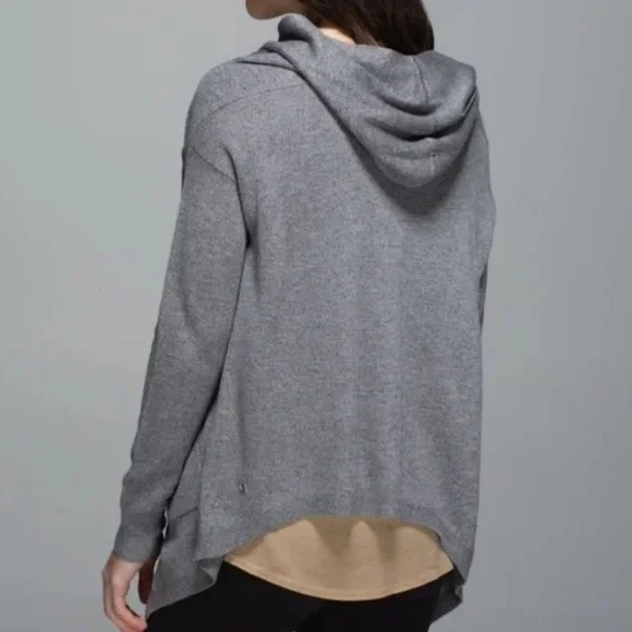 Lululemon Cabin Yogi Wrap Cardigan Gray - Picture 11 of 11